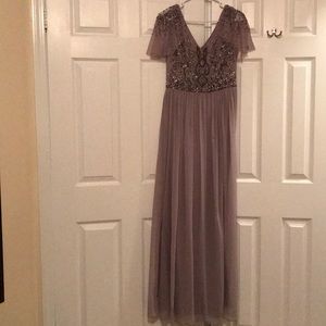 Adrianna Papell long dress.